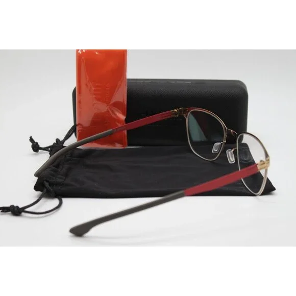 NEW IC! BERLIN LUKA ROSE GOLD CHILLI WARM GREY AUTHENTIC EYEGLASSES W/CASE 53-19